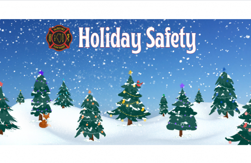 holiday safety website banner