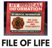 FILE OF LIFE; MEDICAL INFORMATION CARD
