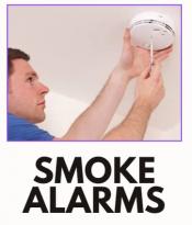 smoke alarms; smoke detectors
