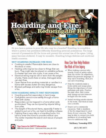 Hoarding and Fire: Reducing the Risk