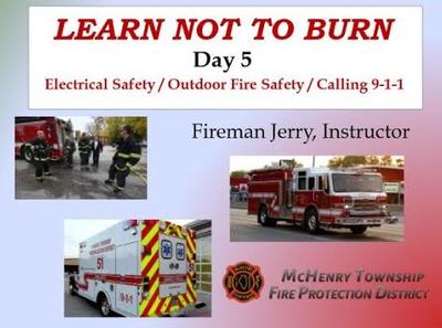 The Fourth Grade fire safety program day 1